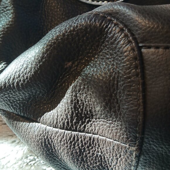 The Sak Women's Brown Pebbled Leather Hobo Handbag GUC - Picture 7 of 13